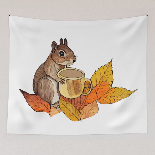 Item preview, Squirrel Autumn with no background designed and sold by recollectionsv.