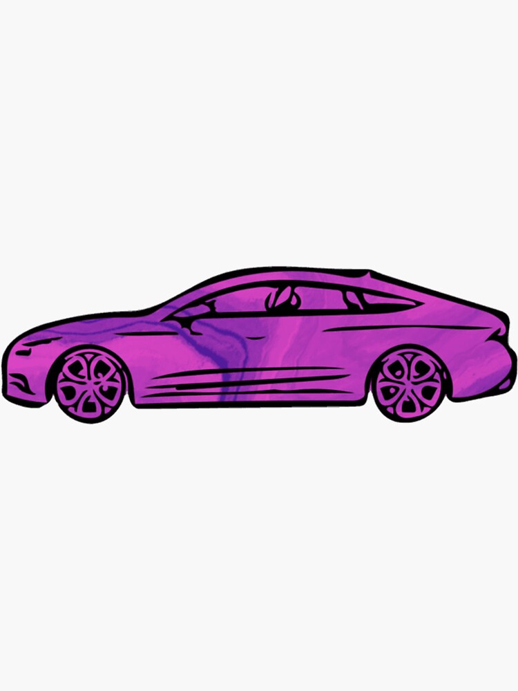 pink-and-purple-car-sticker-for-sale-by-dothebestthing-redbubble