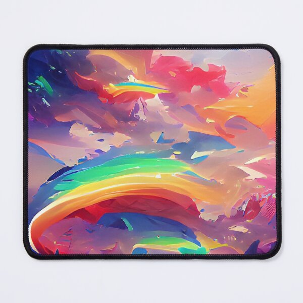 Item preview, ABSTRACT RAINBOW WITH STORM CLOUDS GATHERING designed and sold by sailorsam1805.