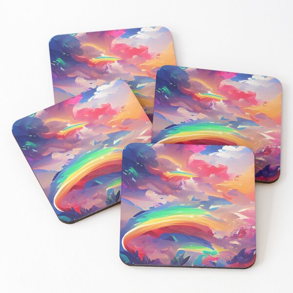 Item preview, ABSTRACT RAINBOW WITH STORM CLOUDS GATHERING designed and sold by sailorsam1805.