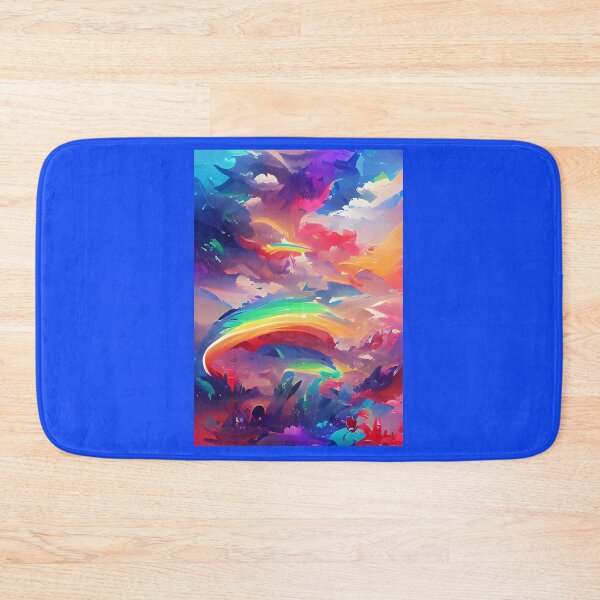Item preview, ABSTRACT RAINBOW WITH STORM CLOUDS GATHERING designed and sold by sailorsam1805.