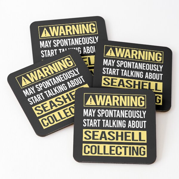 Item preview, Warning About Seashell Collecting Seashells Sea Shell Shells Shelling designed and sold by WrightTrouble.