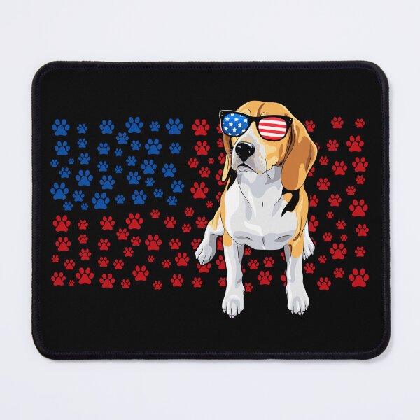 Item preview, Beagle Dog Paw Flag designed and sold by SunsetGloww.