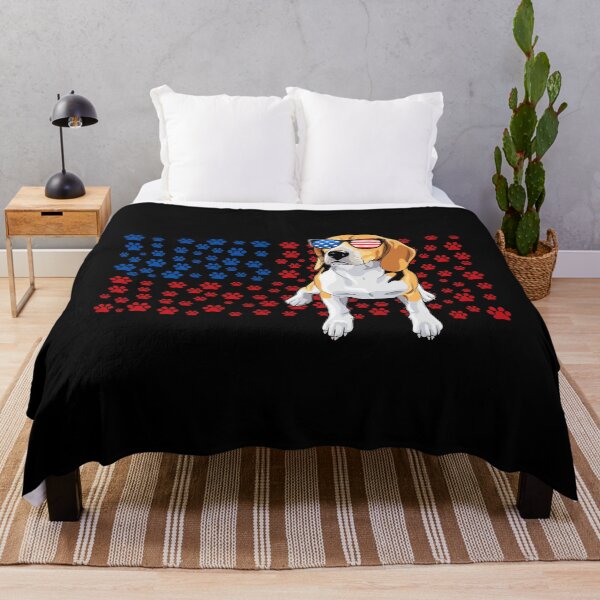 Item preview, Beagle Dog Paw Flag designed and sold by SunsetGloww.