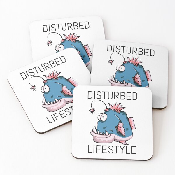 Item preview, Disturbed Lifestyle Pink / Blue Angler Fish designed and sold by Dexterity Designs.
