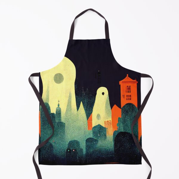 Item preview, Ghost in Haunted Town Cemetery designed and sold by afikreative.