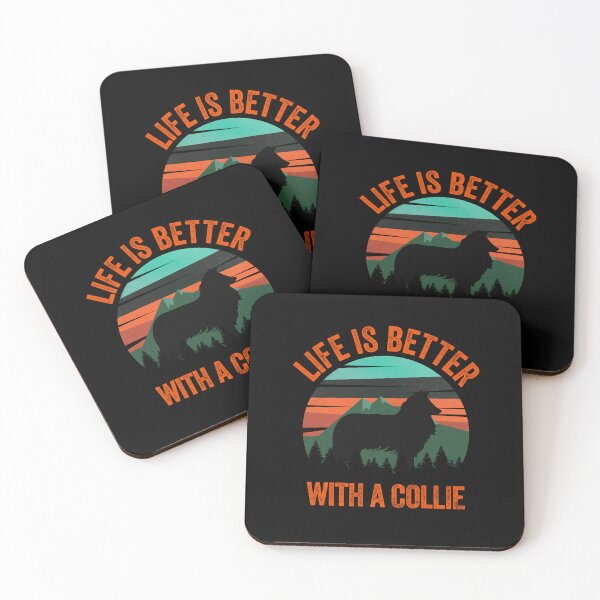 Item preview, Life Is Better With A Collie Vintage Dog Gift  designed and sold by Guarddogdrive.