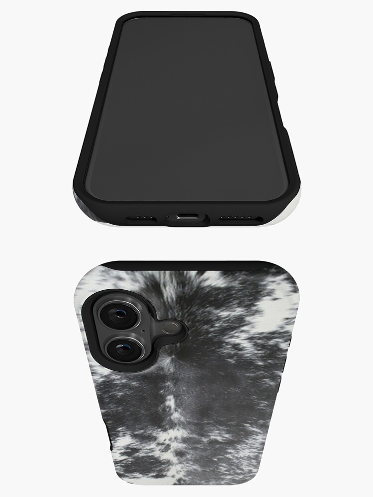 Imagen 3 de 4, Funda de iPhone con la obra Piel Vacuno Blanco y Negro | Textura, diseñada y vendida por koovox.
