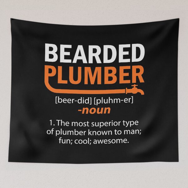 Item preview, Bearded Plumber Definition designed and sold by SunsetGloww.