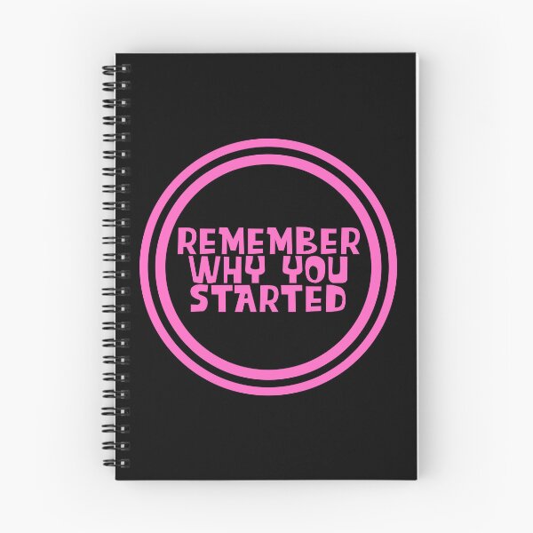Item preview, Remember Why You Started designed and sold by JourneyCreative.