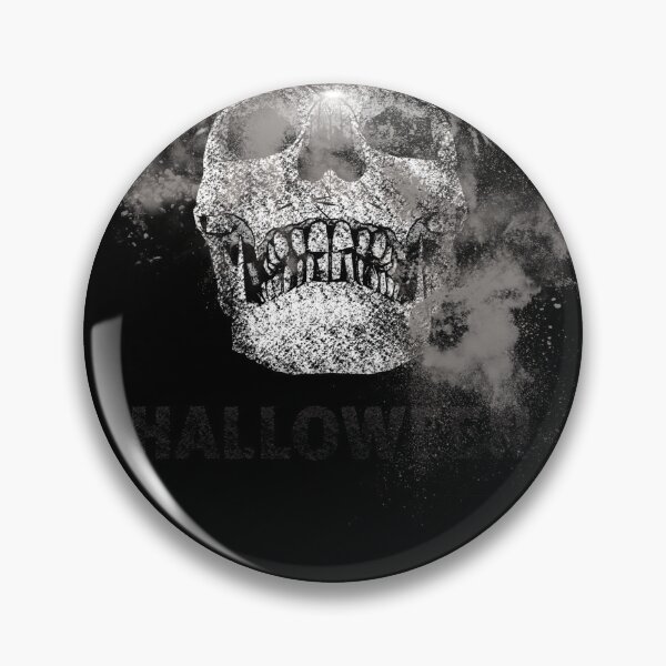 Item preview, Halloween fuming skull designed and sold by Monikatees.