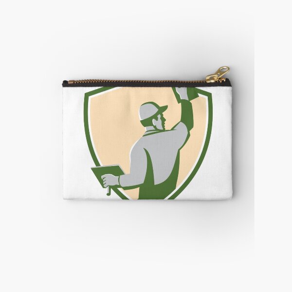 Item preview, Plasterer Masonry Trowel Shield Retro designed and sold by patrimonio.