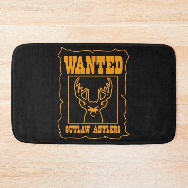 Item preview, Outlaw Antlers, Wanted one bad Buck designed and sold by cayennecrazy.
