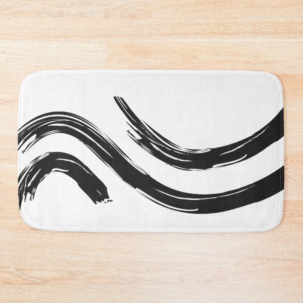 Item preview, Abstract Waves - Black and White Art designed and sold by MDRNHOME.