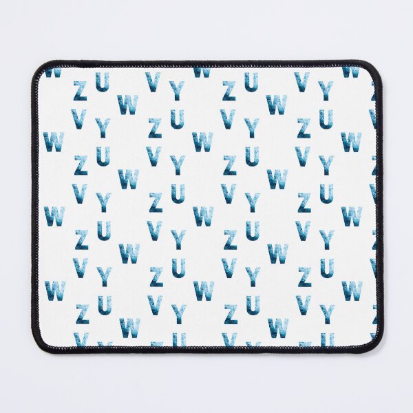 Item preview, Ocean Waves Alphabet Sticker Pack (U, V, W, Y, Z) designed and sold by LiveAndGlow.