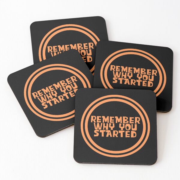 Item preview, Remember Why You Started designed and sold by JourneyCreative.