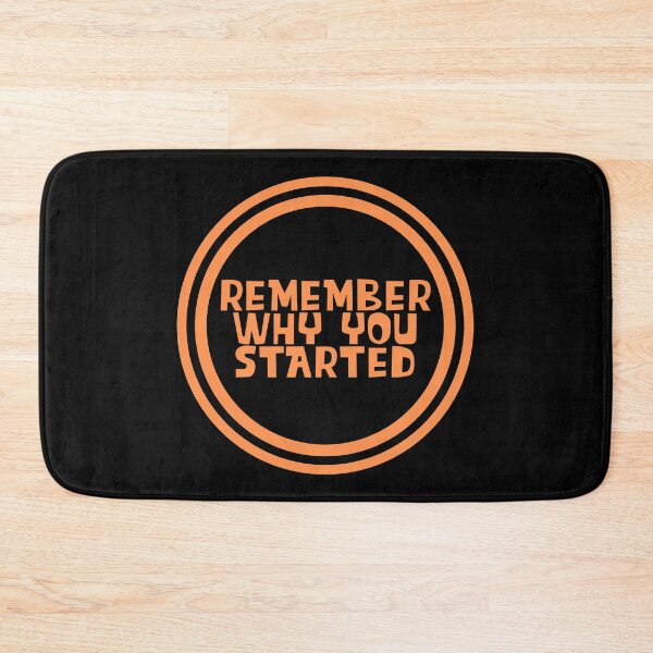 Item preview, Remember Why You Started designed and sold by JourneyCreative.