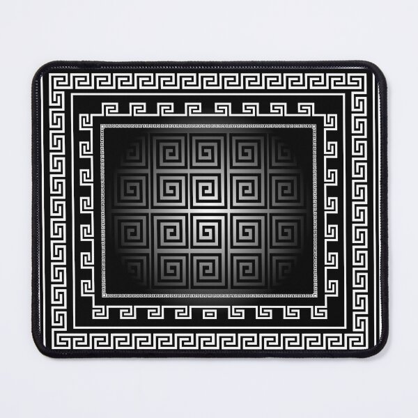 Item preview, Greek Keys Black White designed and sold by Yiorgos Designs.