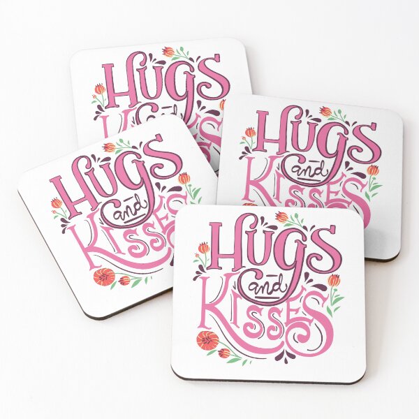 Item preview, Hugs and Kisses Valentines Wishes Valentines Day Vday Love designed and sold by Apostrophe8.