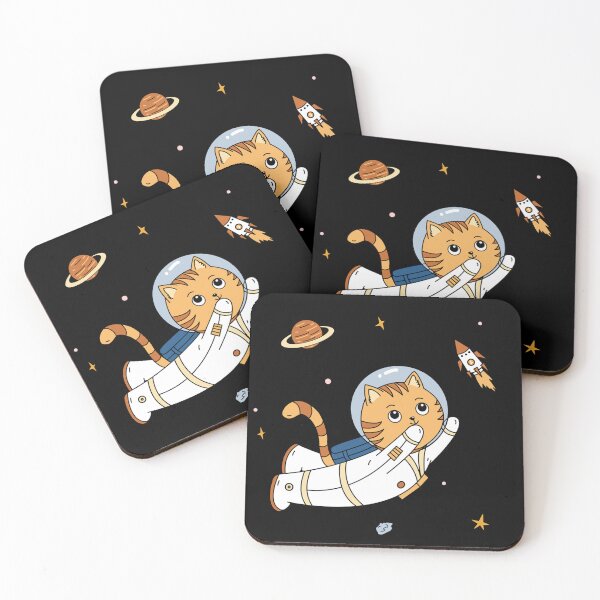 Item preview, Orange Cat Chasing a Rocket designed and sold by Rk4shop.