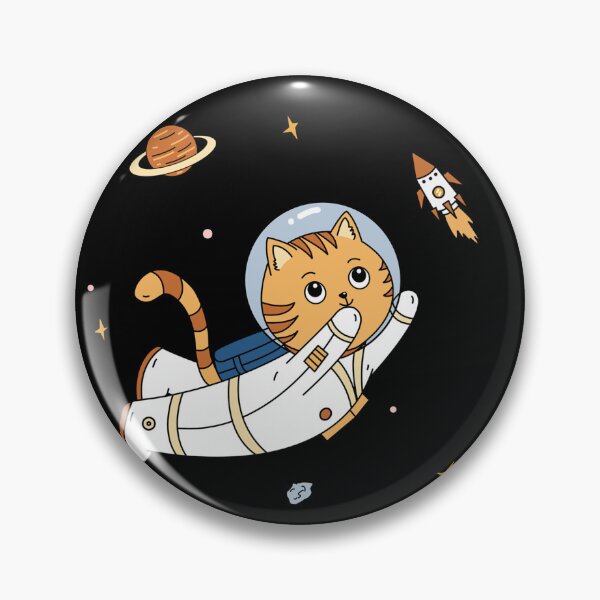 Item preview, Orange Cat Chasing a Rocket designed and sold by Rk4shop.