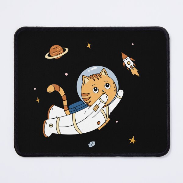 Item preview, Orange Cat Chasing a Rocket designed and sold by Rk4shop.