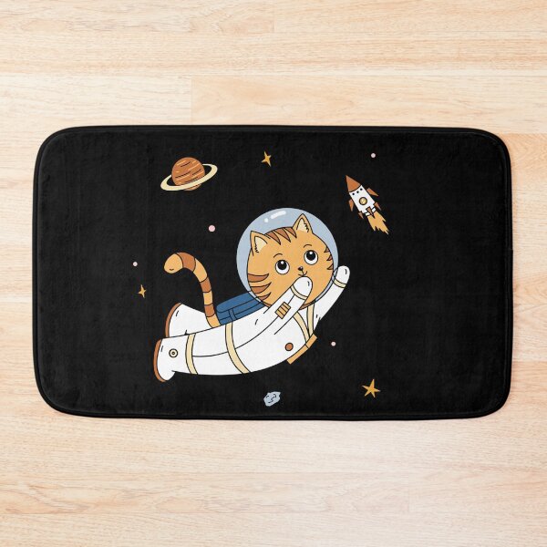 Item preview, Orange Cat Chasing a Rocket designed and sold by Rk4shop.