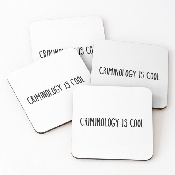 Item preview, CRIMINOLOGY IS COOL    designed and sold by RowenaMyrna.