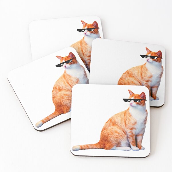 Item preview, Cool thug cat sticker designed and sold by Kubala.