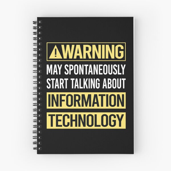 Item preview, Warning About Information Technology designed and sold by WrightTrouble.
