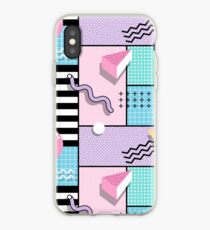 Vinilo o funda para iPhone Memphis Party