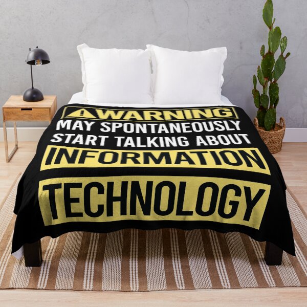 Item preview, Warning About Information Technology designed and sold by WrightTrouble.