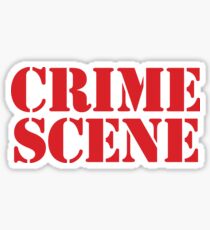 crime scene Sticker