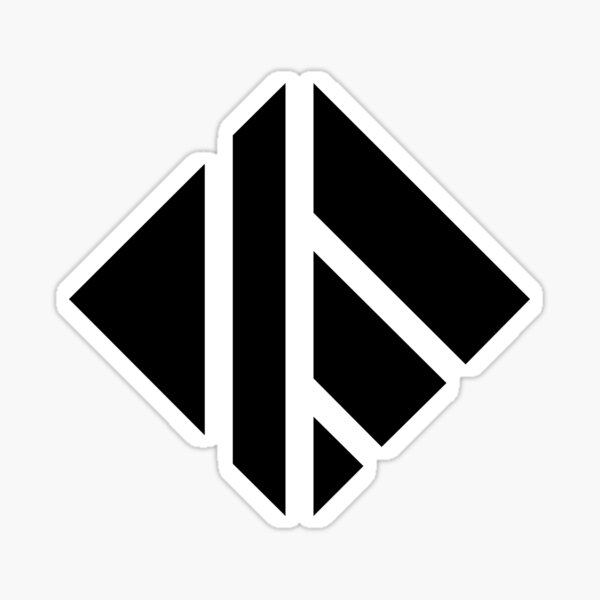 Immortal Freedom Logo - Black Sticker
