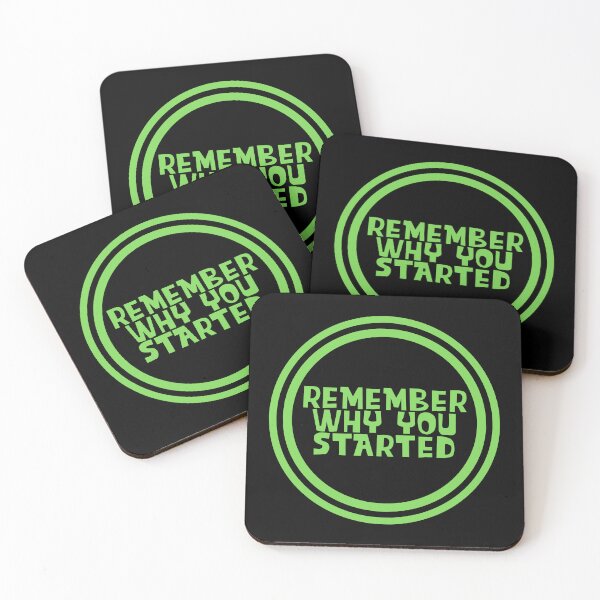 Item preview, Remember Why You Started designed and sold by JourneyCreative.