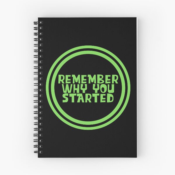 Item preview, Remember Why You Started designed and sold by JourneyCreative.