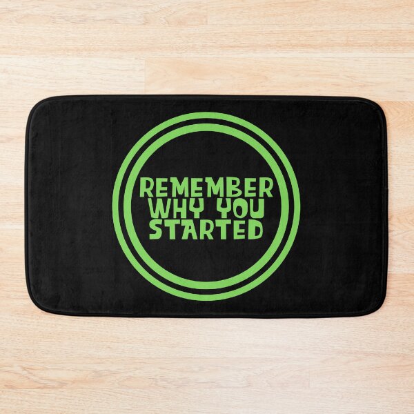 Item preview, Remember Why You Started designed and sold by JourneyCreative.