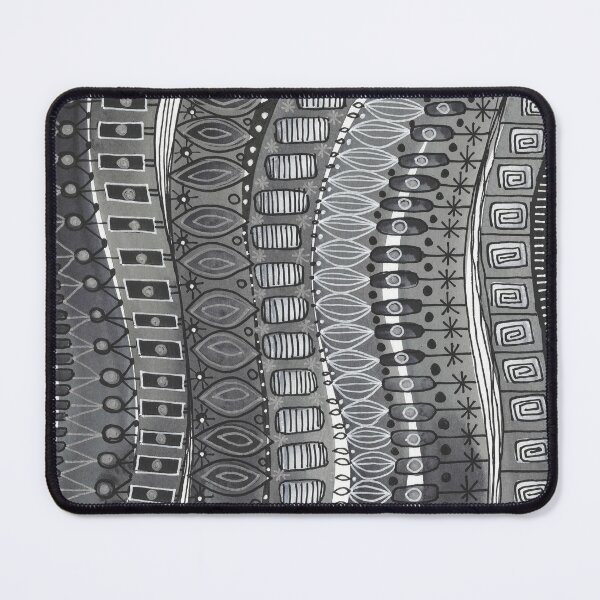 Item preview, Abstract JM8 black and white (horizontal) designed and sold by JaninaMaher.