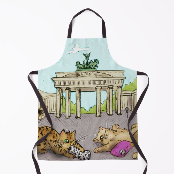 Item preview, Cats playing in fronte of the Brandenburg Gate designed and sold by Furiarossa.