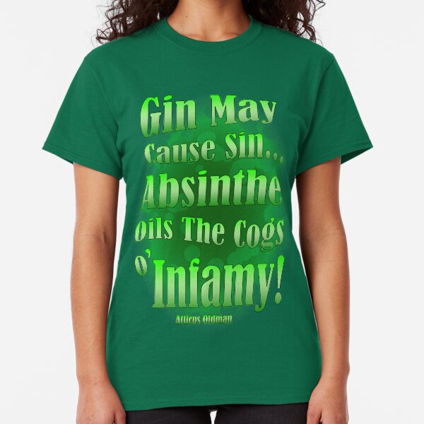 Gin May Cause Sin... Classic T-Shirt