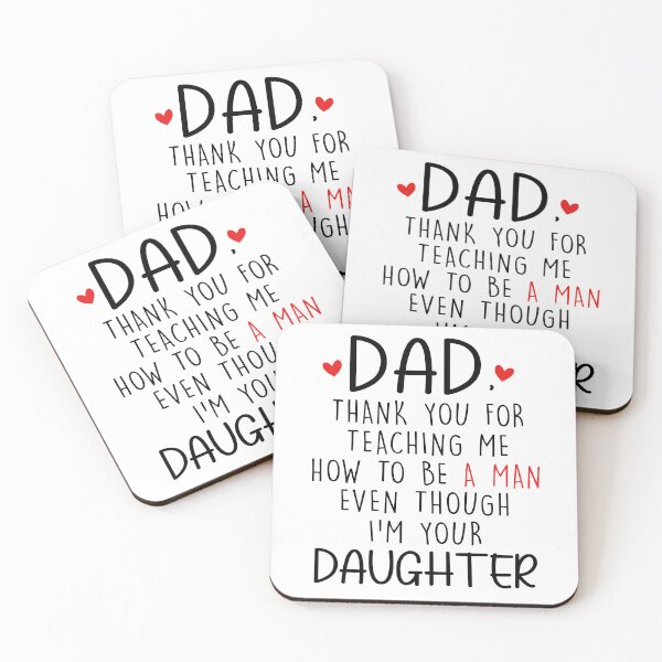 Item preview, Dad Thank You For Teaching Me How To Be A Man designed and sold by SunsetGloww.