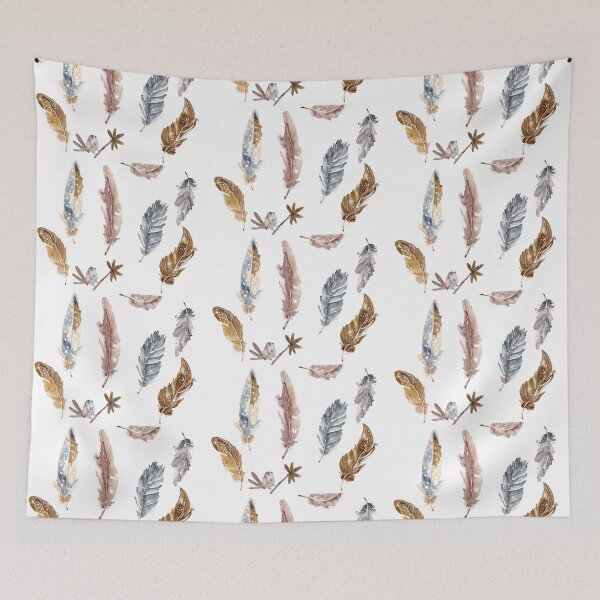 Item preview, Watercolour Feathers designed and sold by Hydenseekdesign.