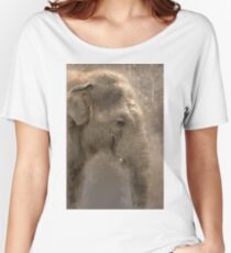 Watercolor elephant Women's Relaxed Fit T-Shirt