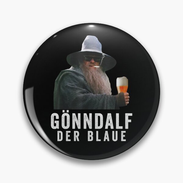 Item preview, Gönndalf the blue beer drinker drink beer designed and sold by BrendaKarma.