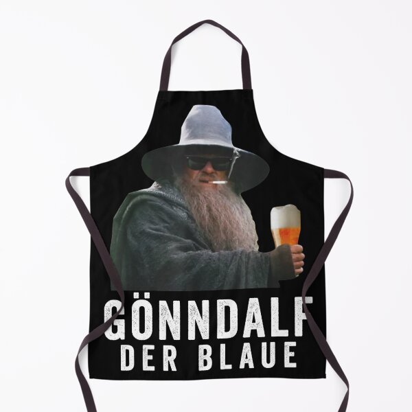 Item preview, Gönndalf the blue beer drinker drink beer designed and sold by BrendaKarma.