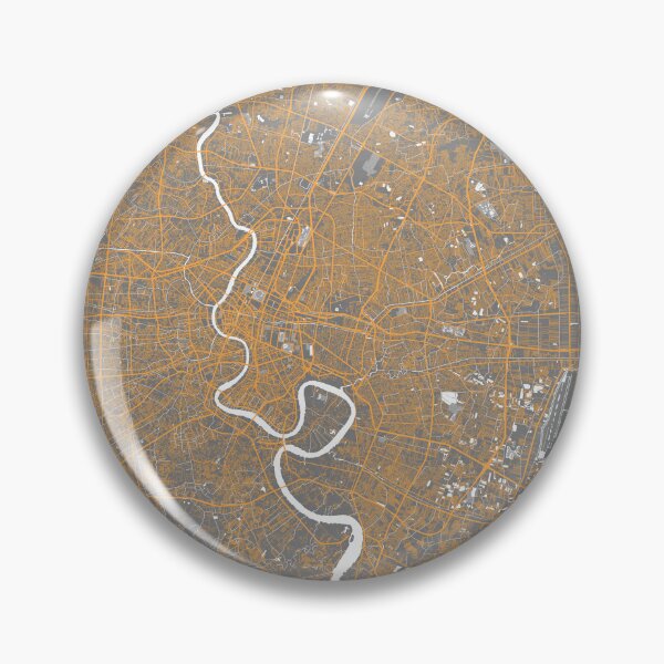 Item preview, Bangkok City Map of Thailand - Bauhaus designed and sold by deMAP.