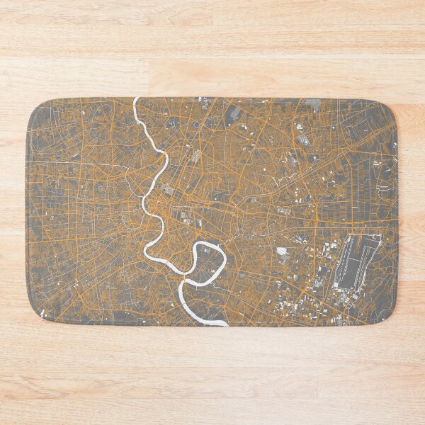 Item preview, Bangkok City Map of Thailand - Bauhaus designed and sold by deMAP.