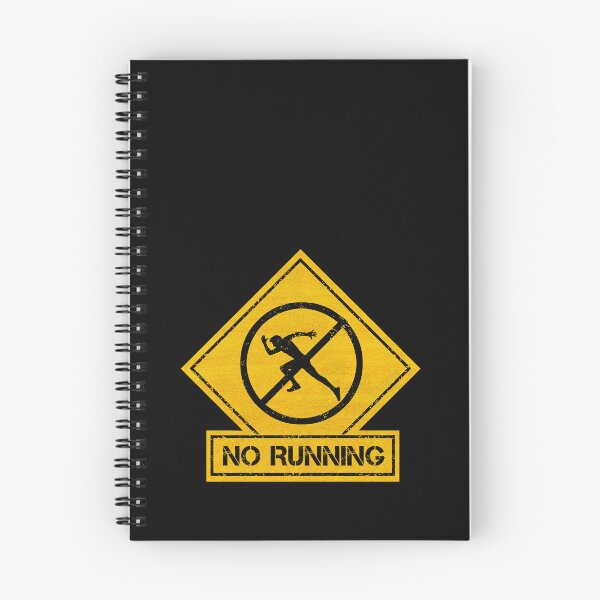 Item preview, No Running designed and sold by CAUTION SHOP.