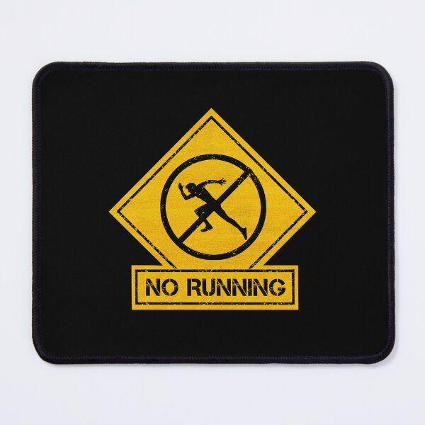Item preview, No Running designed and sold by CAUTION SHOP.