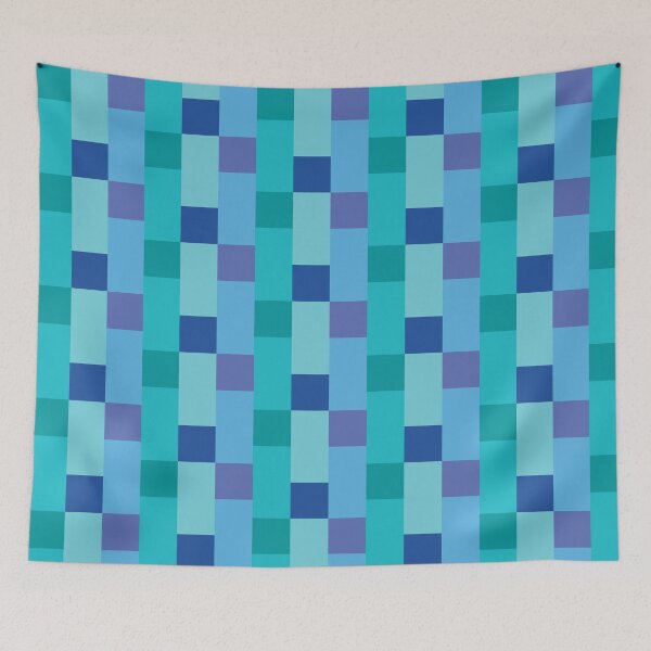 Item preview, blue color box pattern designed and sold by darshants.